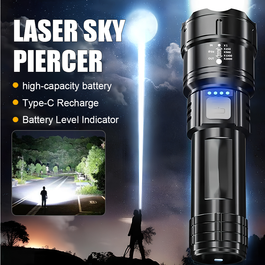 Outdoor Adventures - High Power P50 LED Flashlight USB