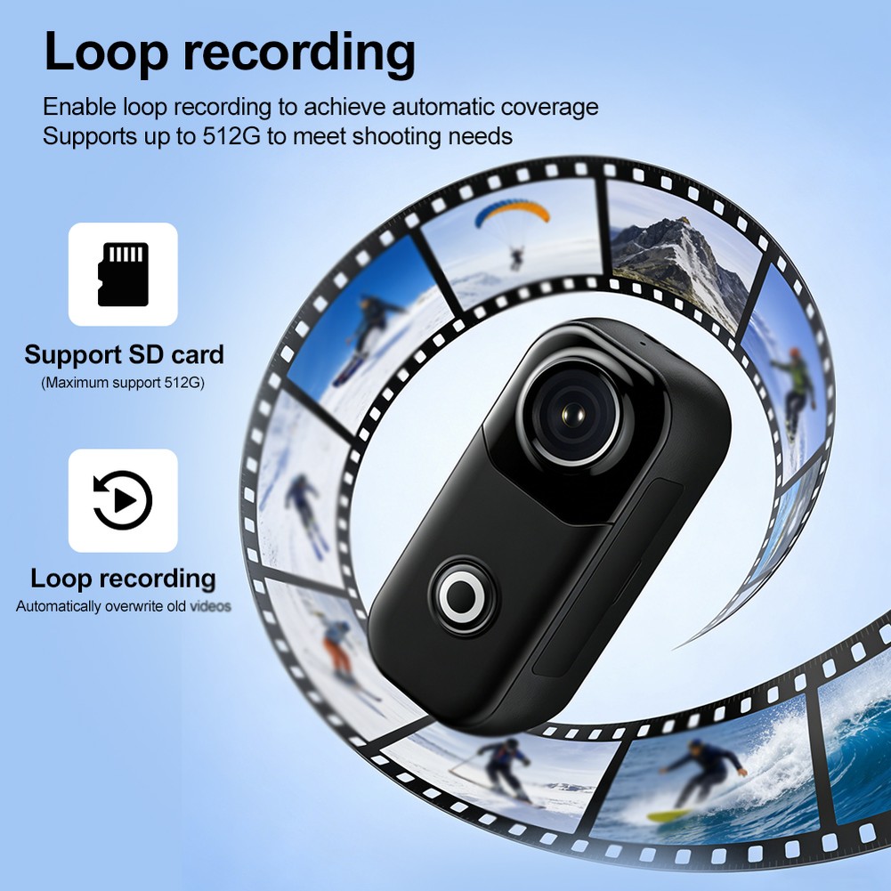 4K Thumb Action Camera Video R - Outdoor Adventure Videos recensione e prezzo