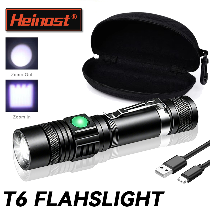 T6 LED Rechargeable Flashlight - Outdoor Adventures recensione e prezzo