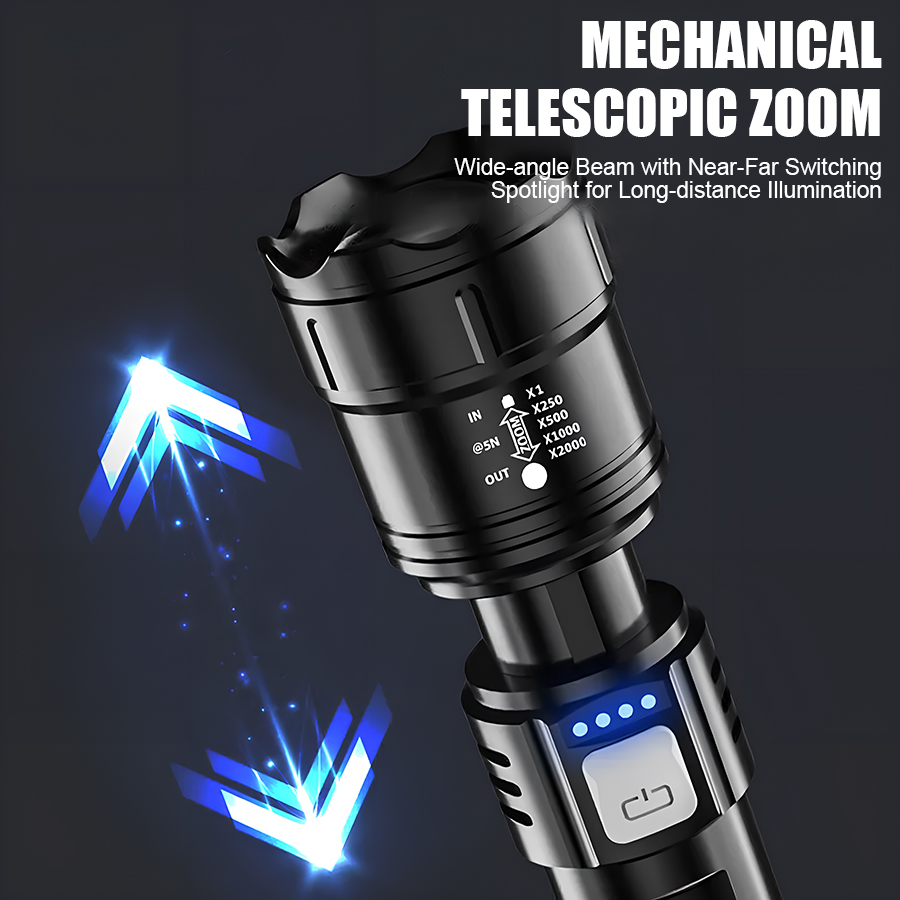 High Power P50 LED Flashlight  - Outdoor Adventures recensione e prezzo