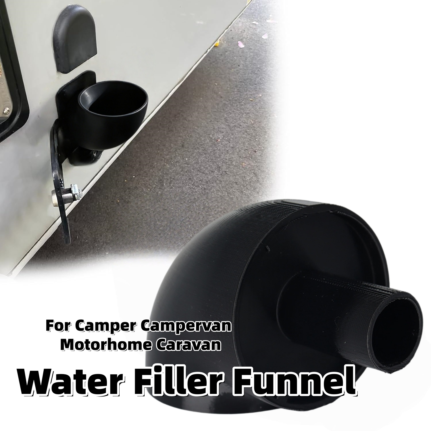 RV Water Filler Funnel Camping - Outdoor Adventures recensione e prezzo