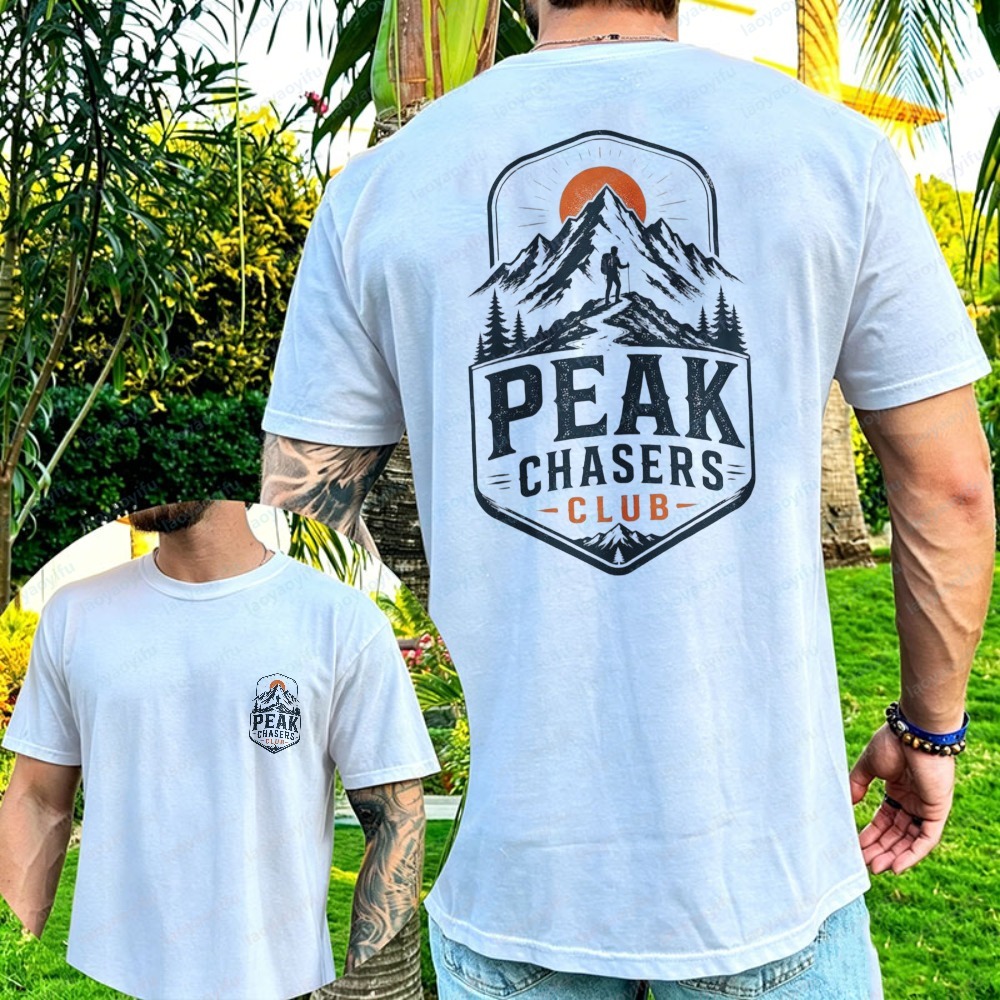 Peak Chasers Club Tshirt Fashi - Outdoor Adventure Club recensione e prezzo