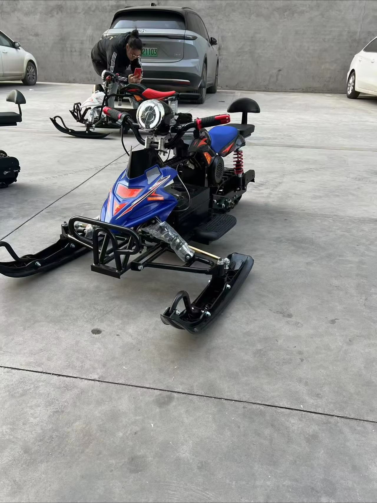 500W Electric Snowmobile for O - Outdoor Adventures recensione e prezzo