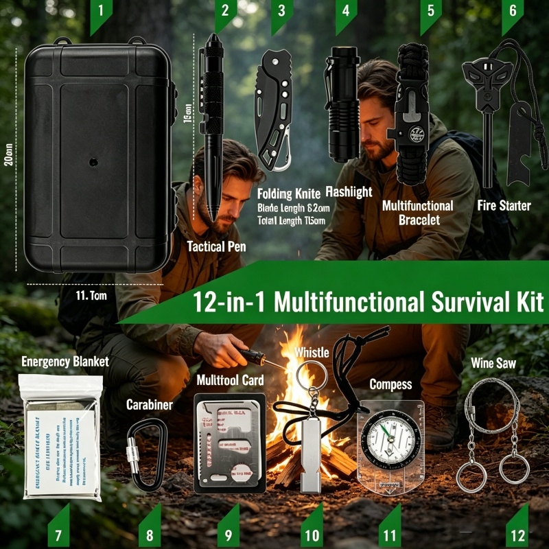 Car First Aid Kit Professional - Outdoor Adventure Kit recensione e prezzo