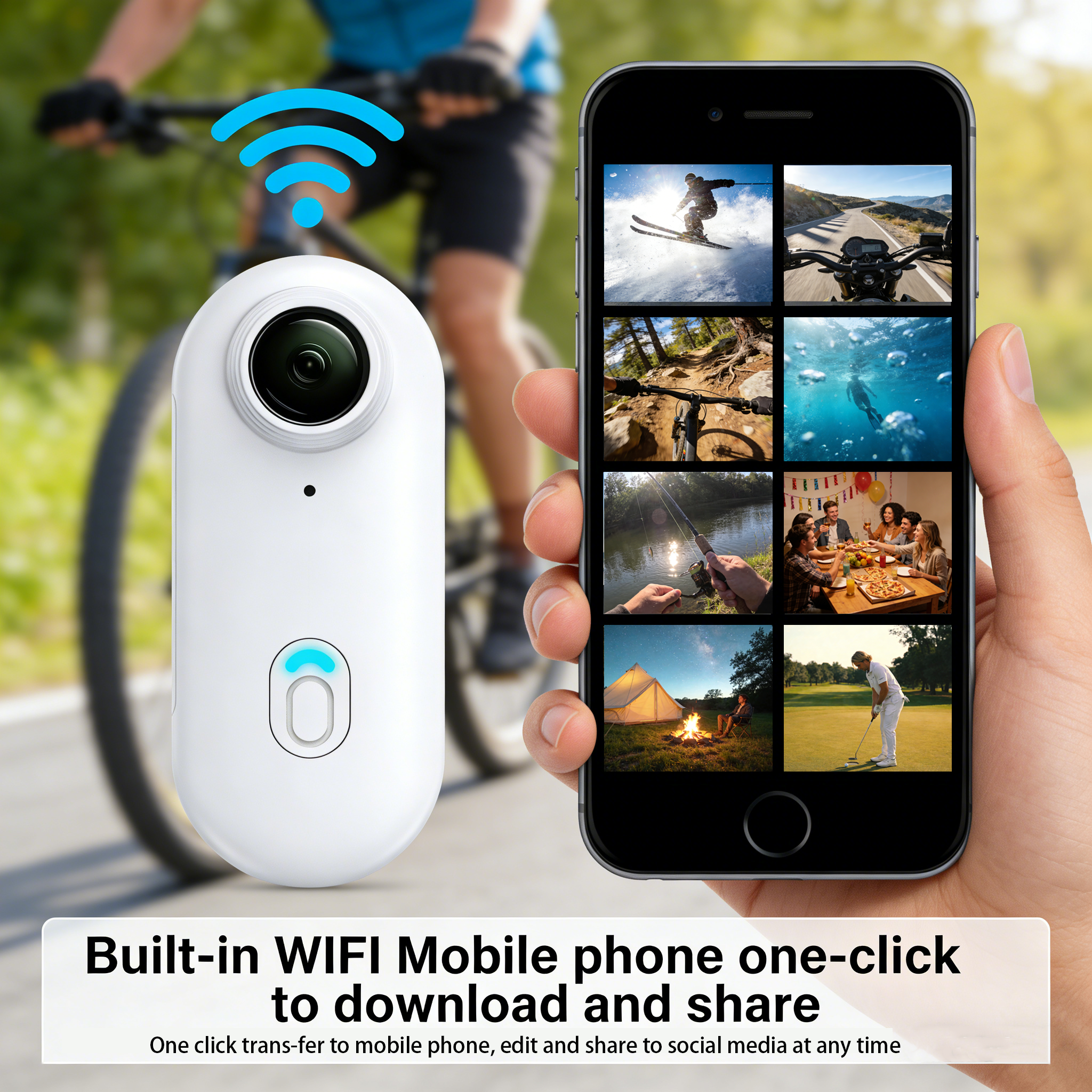 4K Anti Shake Action Camera EI - Outdoor Adventure Videos recensione e prezzo